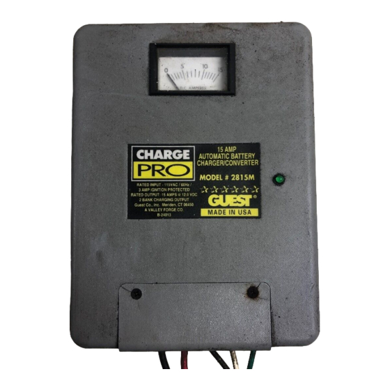 Guest 2815M Battery Charger Manuals