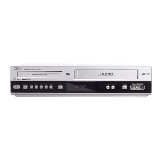 Philips DVD755VR/14 Quick Use Manual