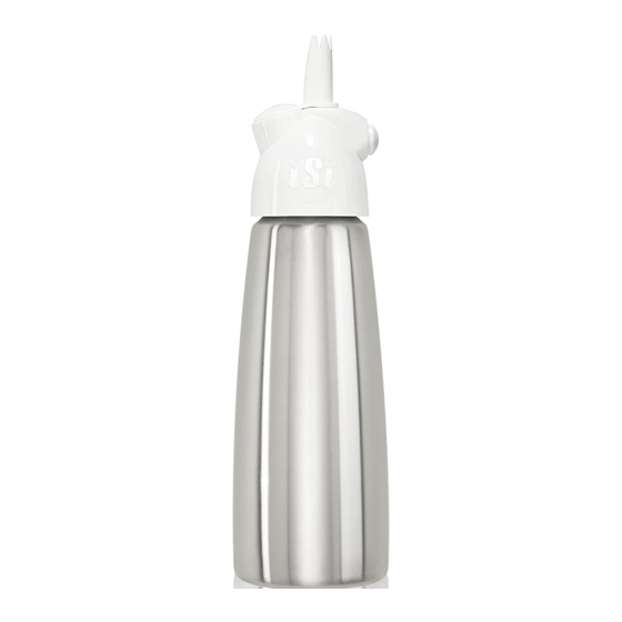 iSi Easy Whip Plus Instructions For Use Manual
