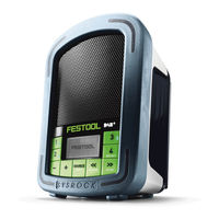 Festool SYSROCK BR 10 DAB+ Instruction Manual