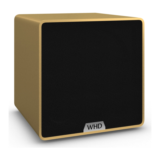 WHD Qube BT 2 go Manual