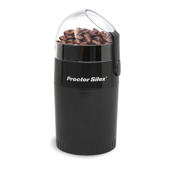 Proctor-Silex Fresh Grind Read Before Use