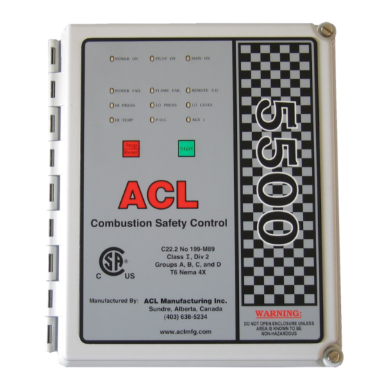 ACL  5500 Installation Manual