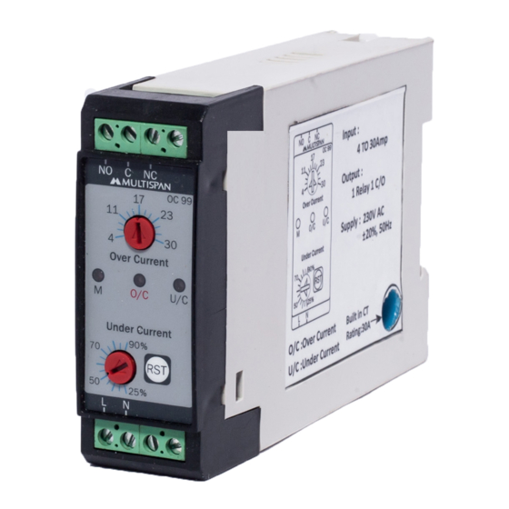 MULTISPAN OC 99 Operating Manual