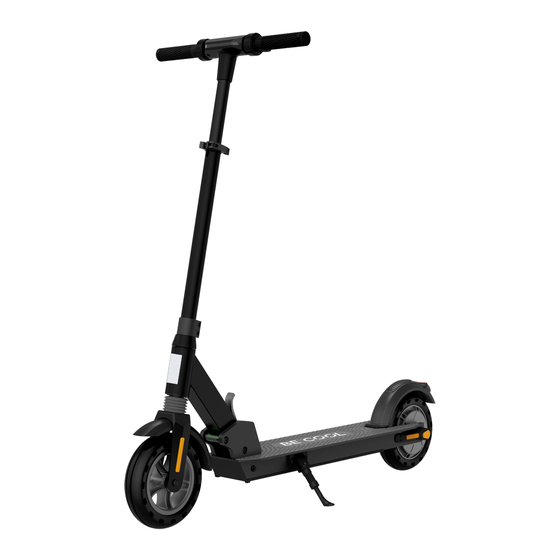 User Manuals: Be Cool eSC-Va1 Folding Electric Scooter