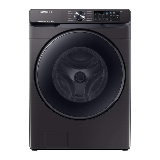 User Manuals: Samsung WF50R8500A Series Load Washer