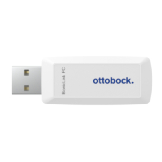 Otto Bock BionicLink PC 60X5 Instructions For Use Manual