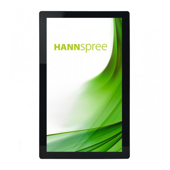 HANNspree HO225HTB User Manual