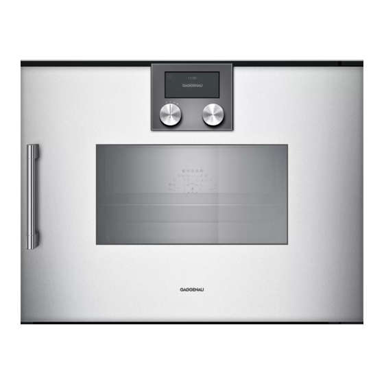Gaggenau BSP 270 Instruction Manual