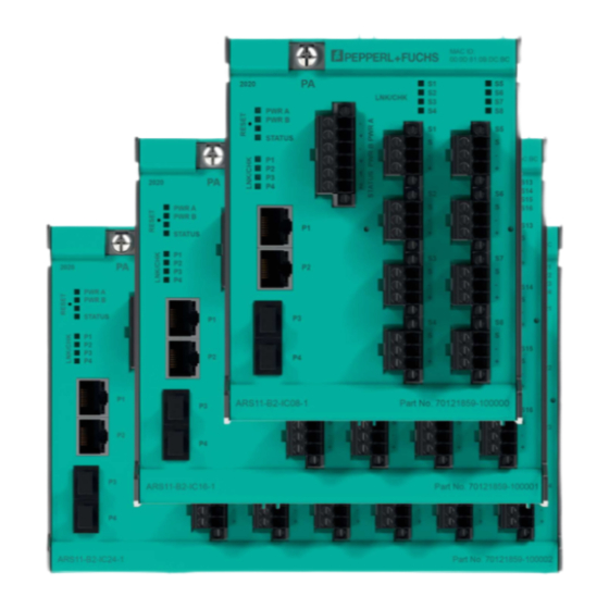 Pepperl+Fuchs ARS11-B2-IA24-1 Hardware Manual