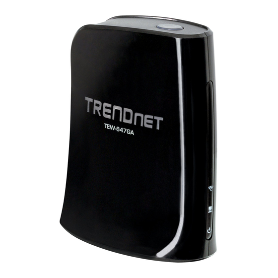 TRENDnet TEW-647GA - Wireless N Gaming Adapter User Manual