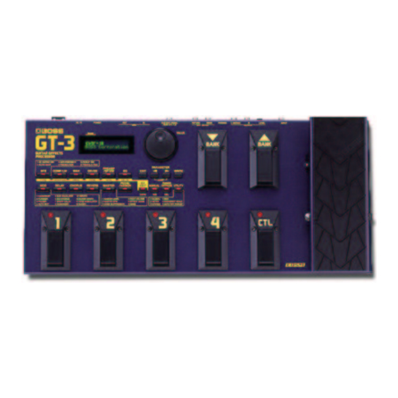 Boss GT-X Setup Manual