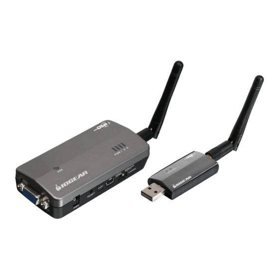 IOGear Network Adapter GUW2015V Manuals