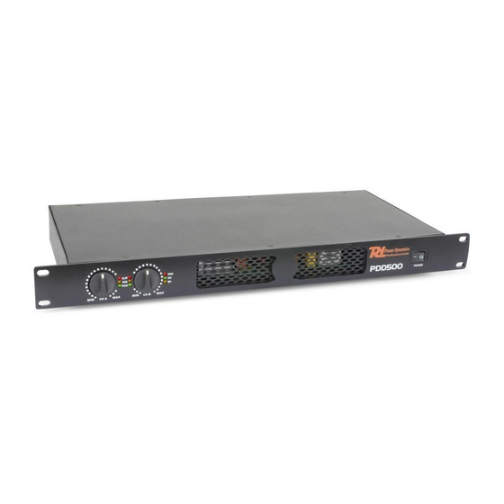 Power Dynamics PDD500 User Manual