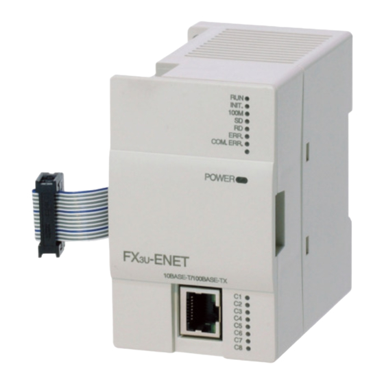 Mitsubishi FX3U-ENET User Manual