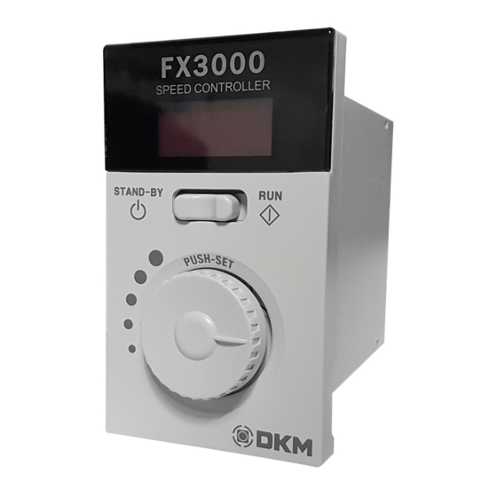 DKM Motor Co., Ltd. FX3000 Manual