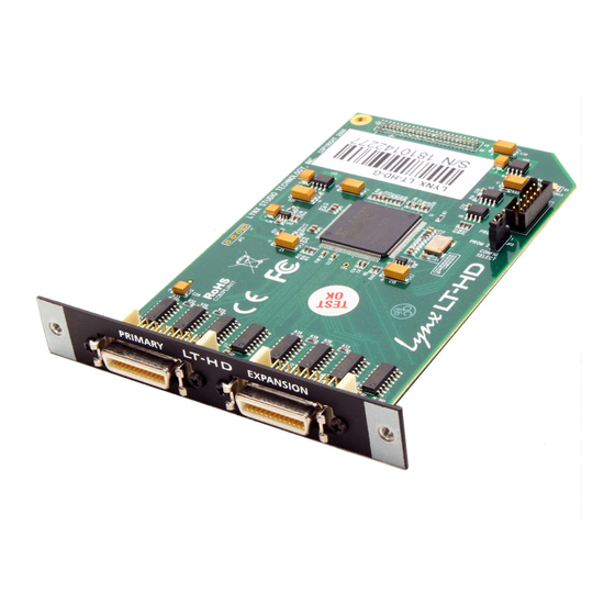 Lynx Studio Technology LT-HD User Manual