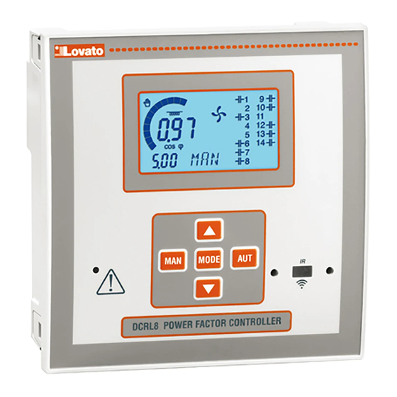LOVATO ELECTRIC DCRL8 Instruction Manual