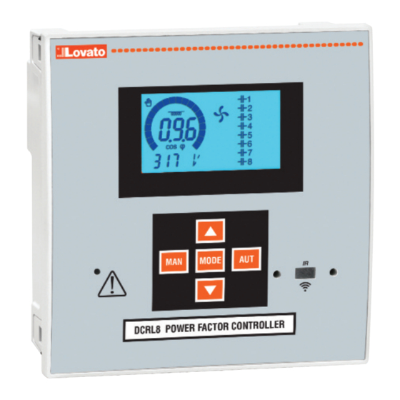 LOVATO ELECTRIC DCRL8 Instruction Manual