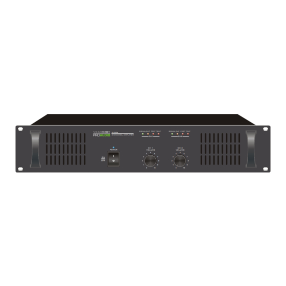 Soundchoice PROAudio 2120A Operation Manual