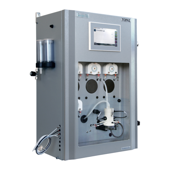 User Manuals: Seres OL TOPAZ Aluminum Online Analyzer
