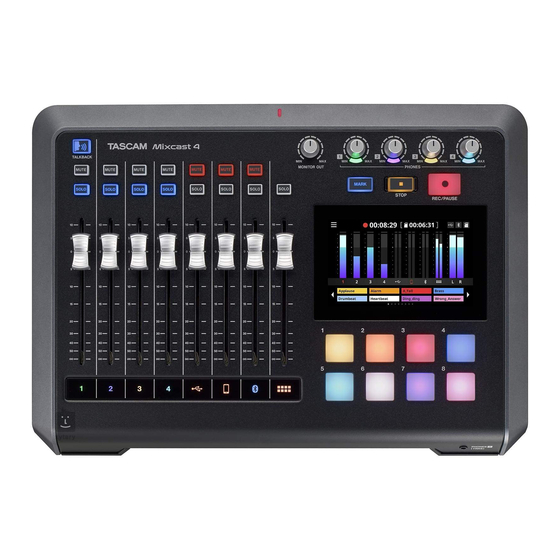Tascam Mixcast 4 Owner's Manual