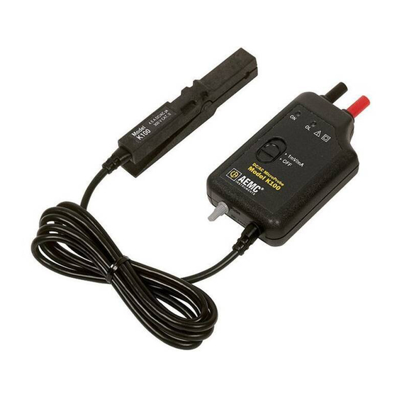 AEMC K100 User Manual