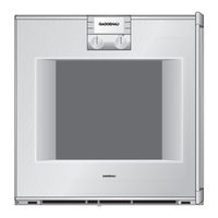 Gaggenau BO 240/241 Instruction Manual
