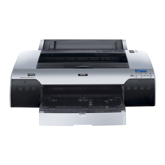 Epson Stylus Pro 4880 Manual