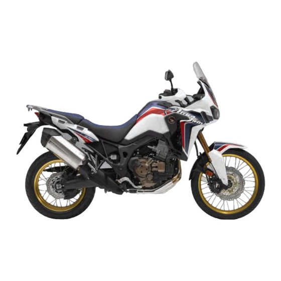 Honda CRF1000L Owner's Manual