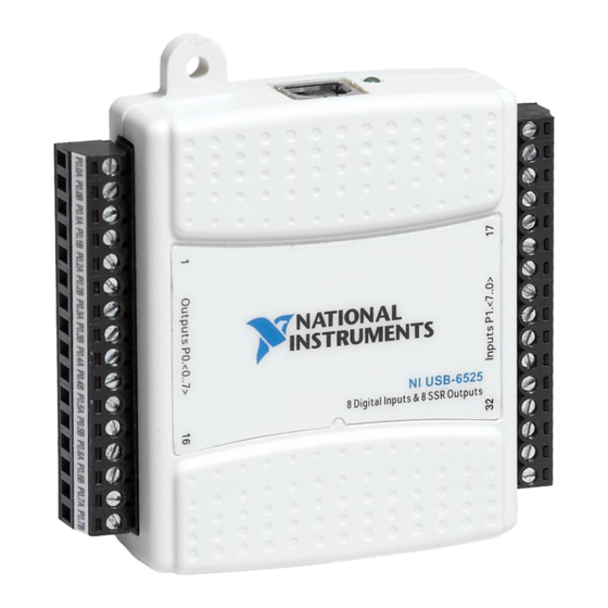 National Instruments NI USB-6525 User Manual And Specifications