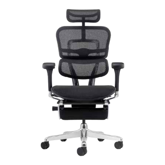 HJH office ERGOHUMAN PLUS LEGPRO I 652298 Assembly Instructions Manual