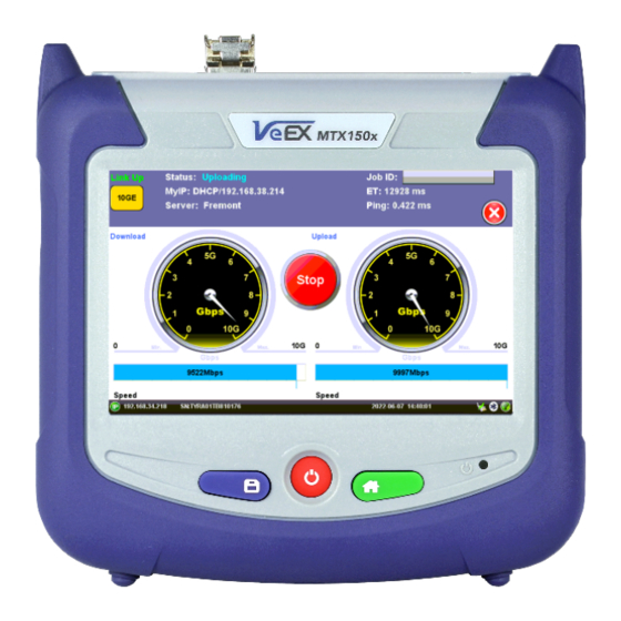 VeEX MTX150x Lite User Manual