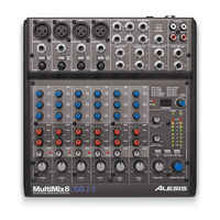 Alesis MULTIMIX8 USB2.0 Reference Manual