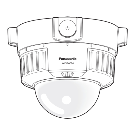 Panasonic WV-CW634S Manuals