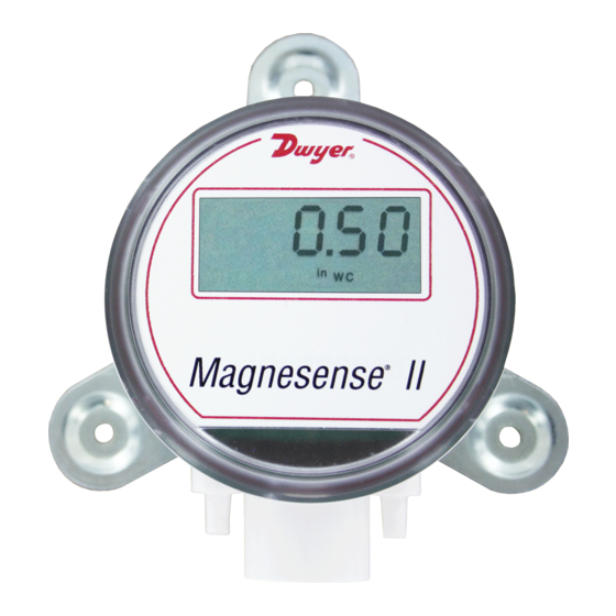 Dwyer Instruments Magnesense II MS2 Specifications-Installation And Operating Instructions