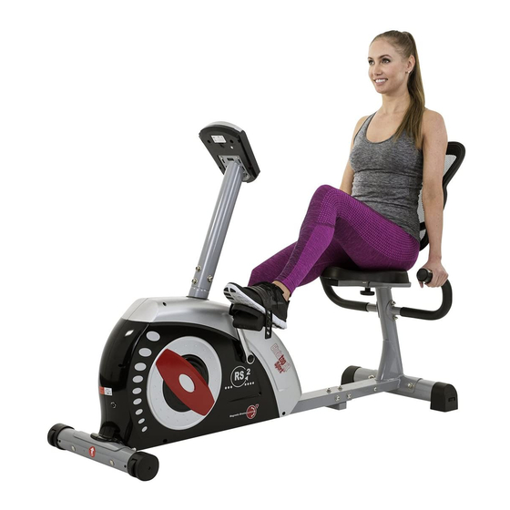 Christopeit Sport RS 2 Assembly And Exercise Instructions