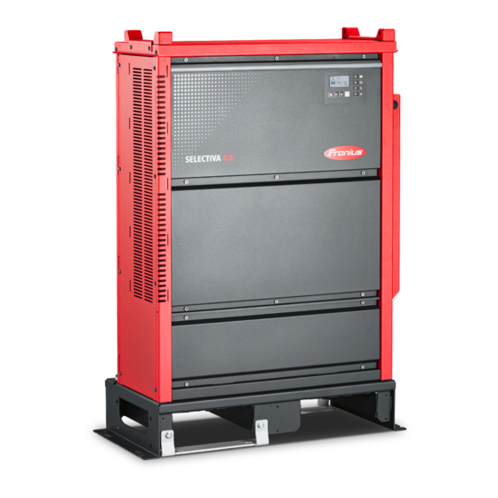 Fronius Selectiva 4.0 30 kW Operating Instructions Manual