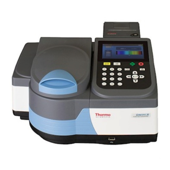 Thermo Genesys 30 How To Use