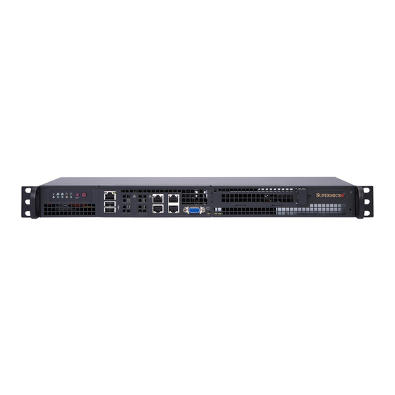 Supermicro SuperServer 5019A-FTN4 User Manual