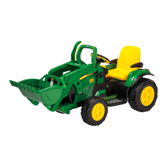 Peg-Perego John Deere GROUND LOADER IGOR0068 Use And Care Manual