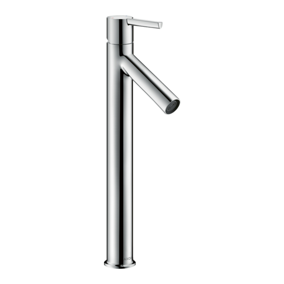 Axor Starck 12103009 Instructions For Use Manual
