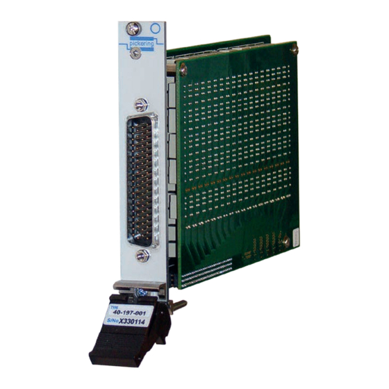Pickering PXI 40-197 User Manual