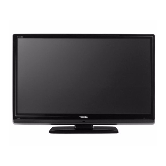 Toshiba 37AV550E Owner's Manual
