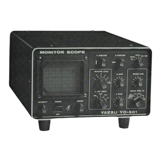 Yaesu YO-301 Instruction Manual