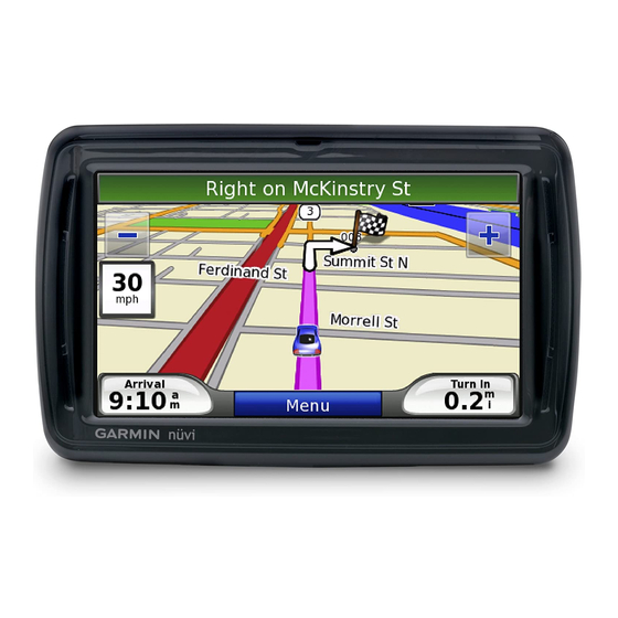 Garmin nuvi 850 - Automotive GPS Receiver Declaration Of Conformity