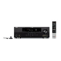 Yamaha V665 - RX AV Receiver Owner's Manual