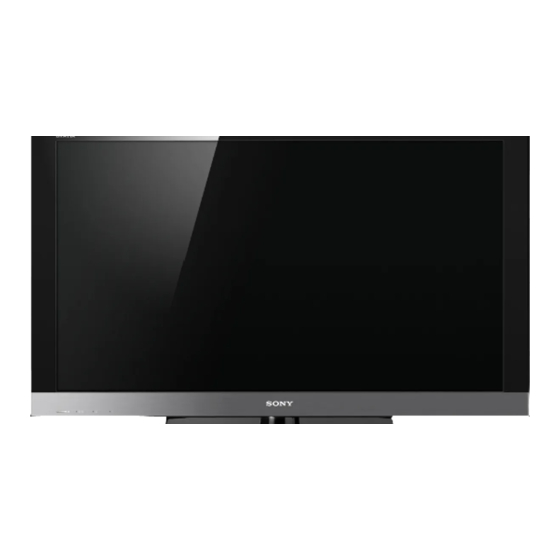 Sony BRAVIA KDL-55HX700 Manuals