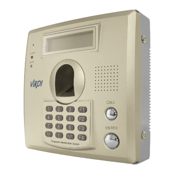 Union Community VIRDI 3000 User Manual