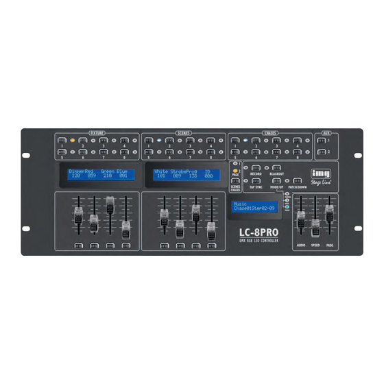 IMG STAGE LINE LC-8PRO Instruction Manual